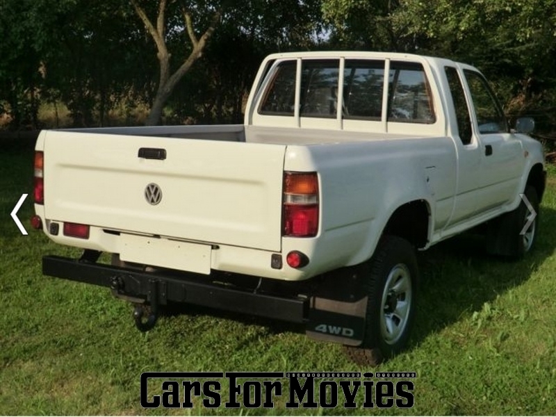 CarsForMovies | VW Taro 1994 Deutschland Weiß Grau Zivilfahrzeug Pickup Brandenburg 2182 Pritsche Anhängerkupplung